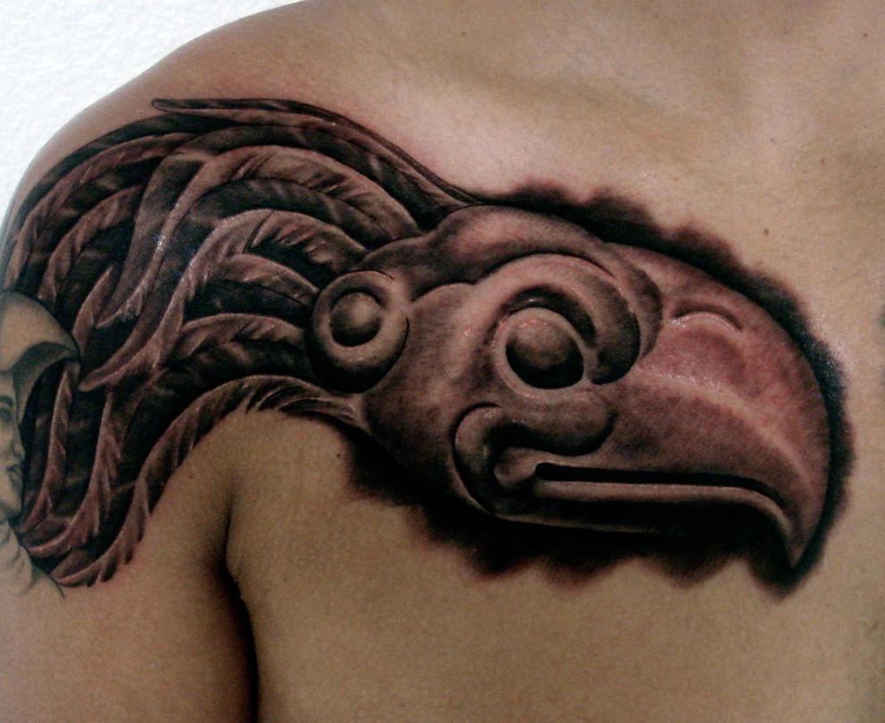 AZTEC EAGLE TATTOO by