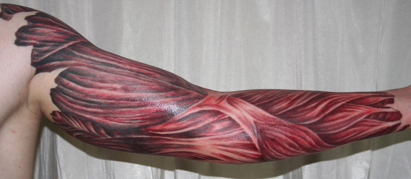 Muscle Arm Tattoo