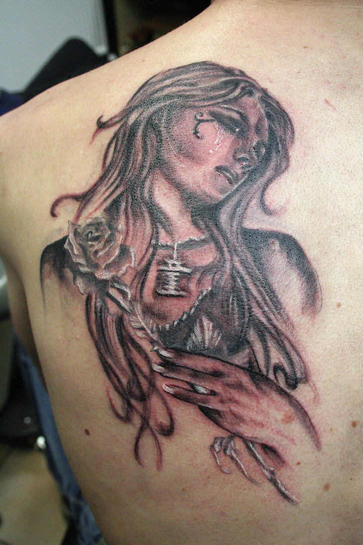 Favole girl Tattoo - flower tattoo