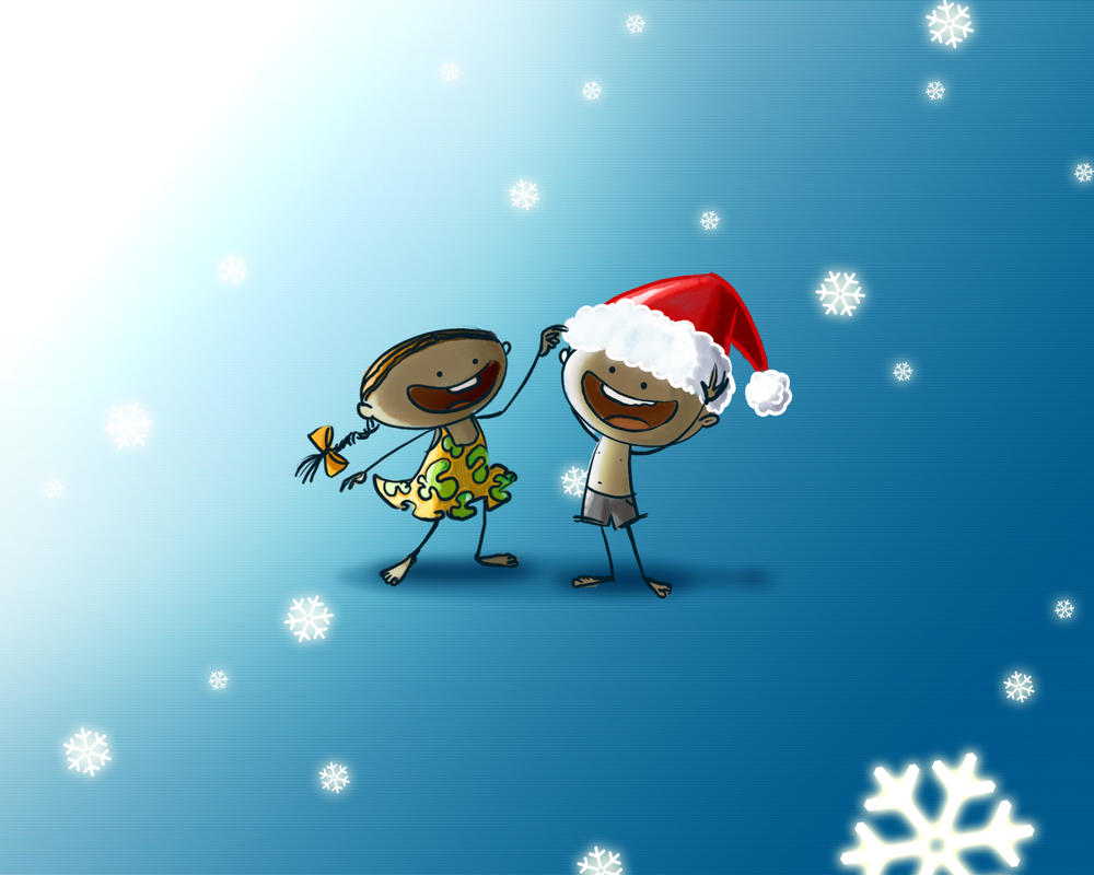 Happiness, Merry Christmas High Quality Wallpaper