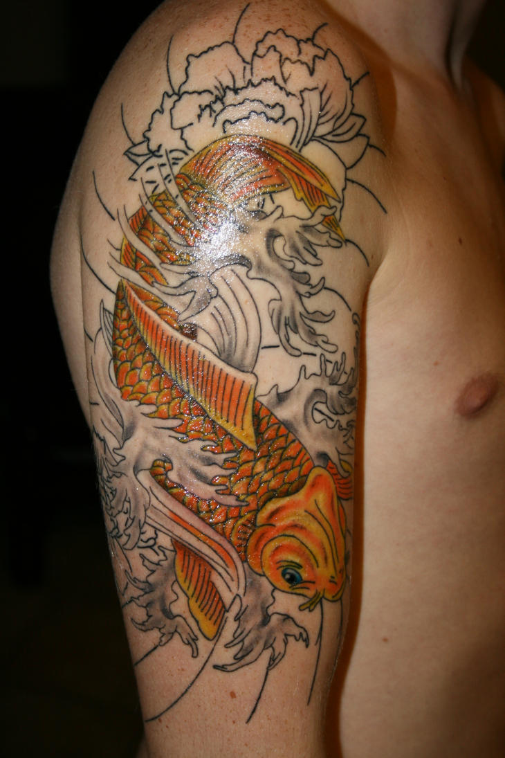 Koi Tattoo coloured by aidan8500