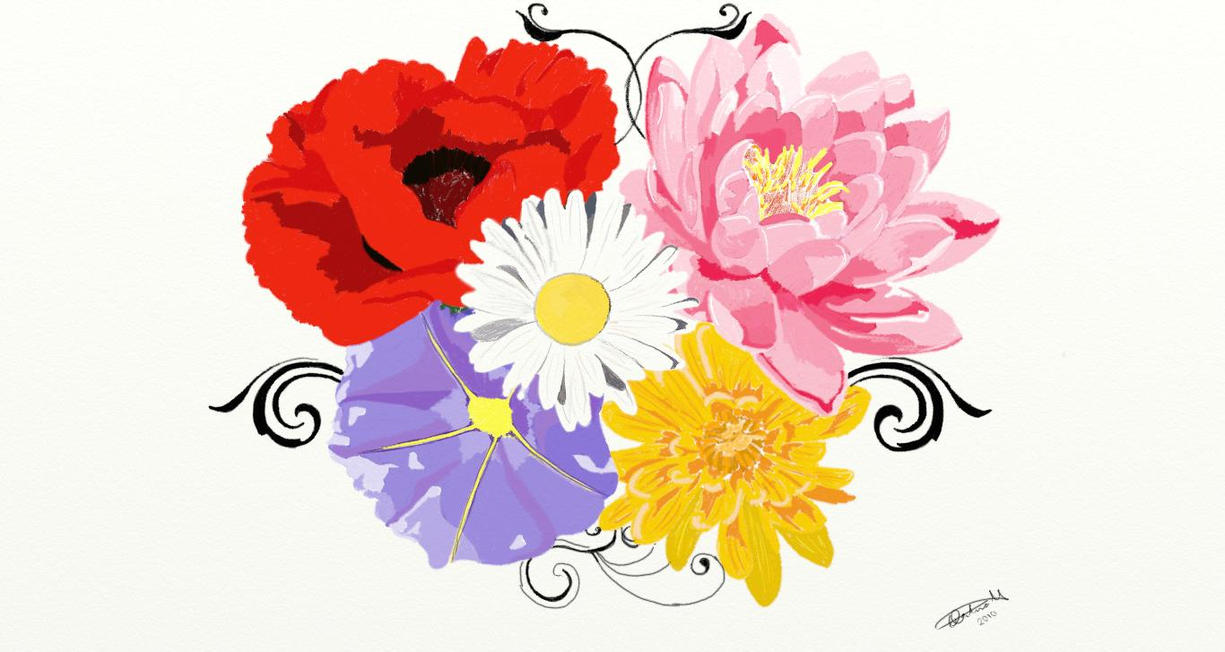 Helen's Flowers | Flower Tattoo