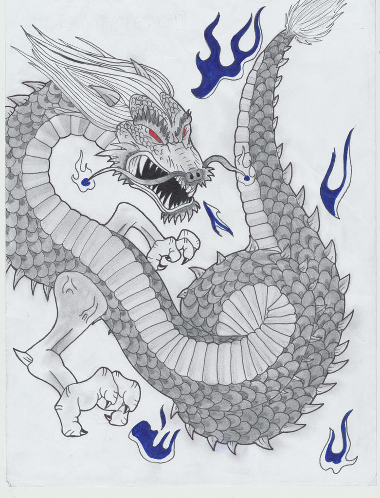 Japanese Dragon design 1 by