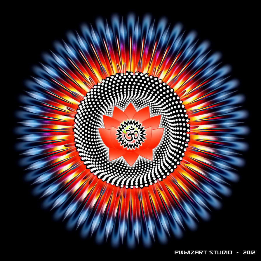 Mandala 3D OM by pixwizart on deviantART