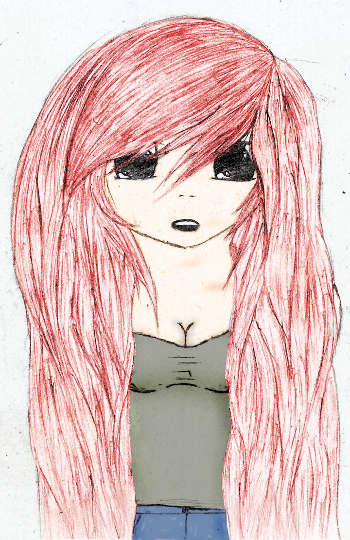 Anime girl long hair color by Landon783 on DeviantArt