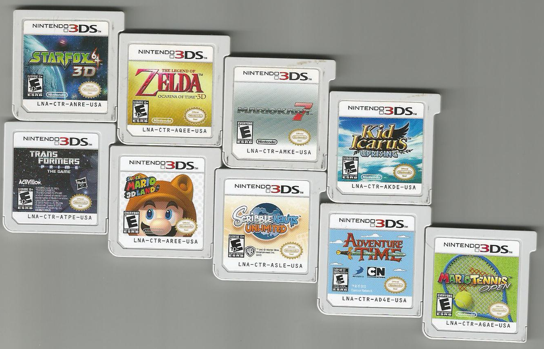 My 3DS Games by ZeroJanitor