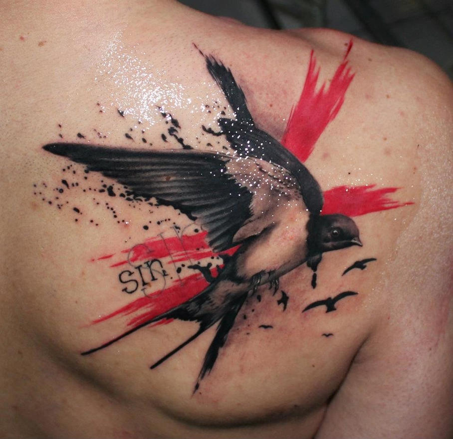 Swallow Tattoo Picture 42
