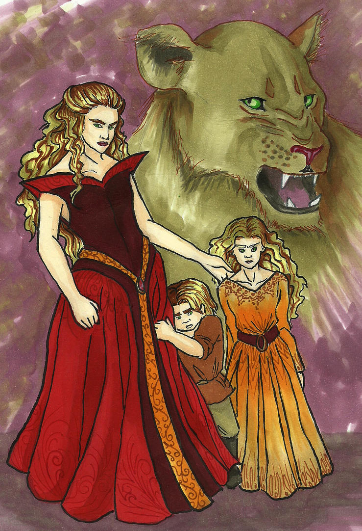 the_lioness_and_her_cubs_by_nekomiez-d6b43d4.jpg