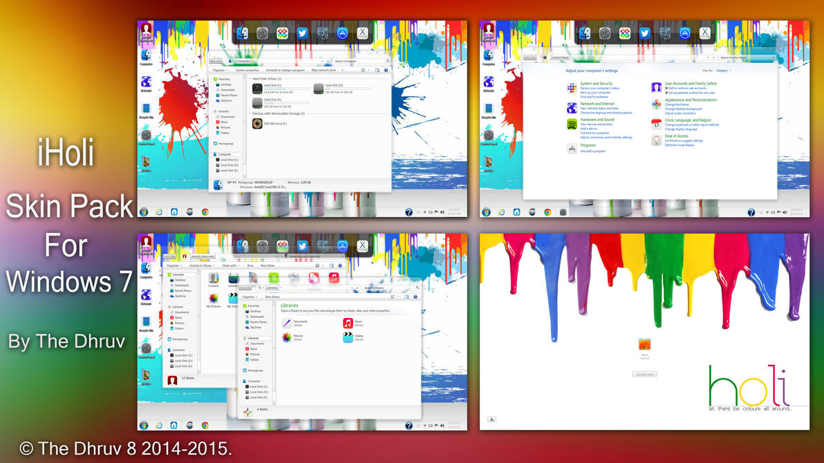 Office 2010 theme for Win8.1
