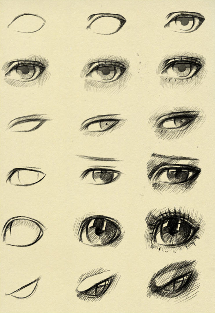Eyes reference by ryky on DeviantArt