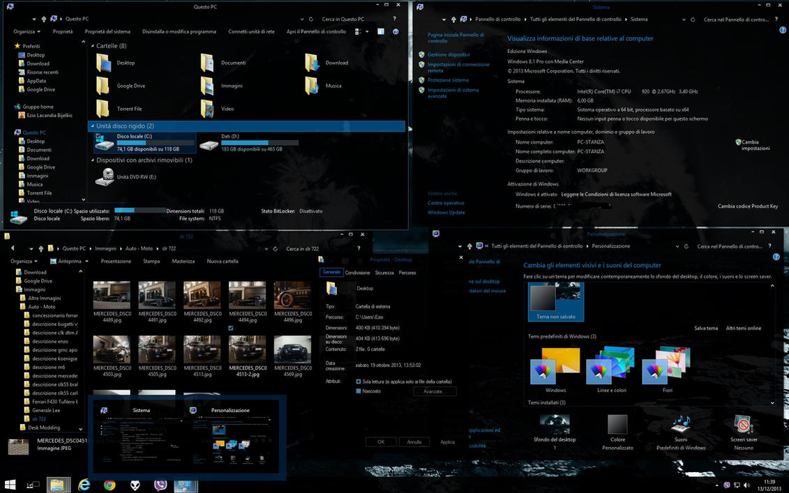 Desaturated Grey Windows 7 Desktop Theme Dark Pearl Download