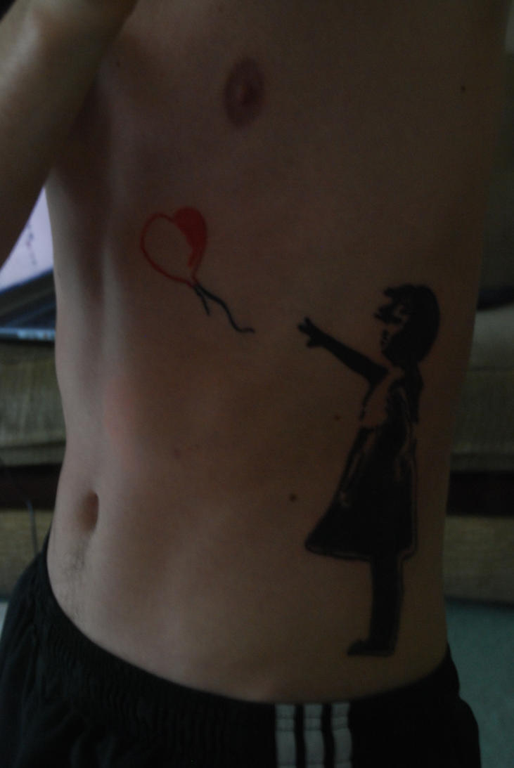 Banksy tattoo by tombcfc12 on
