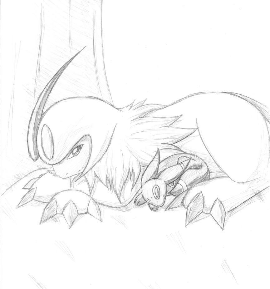absol pokemon coloring pages - photo #22