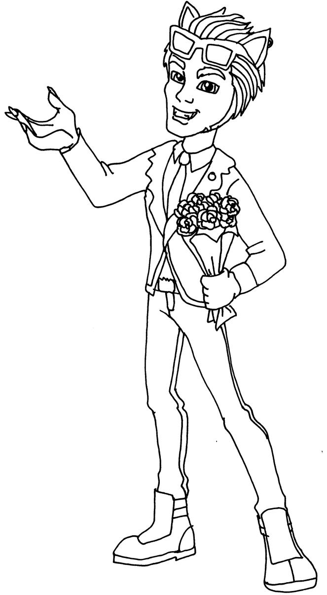 monster high boys coloring pages - photo #30