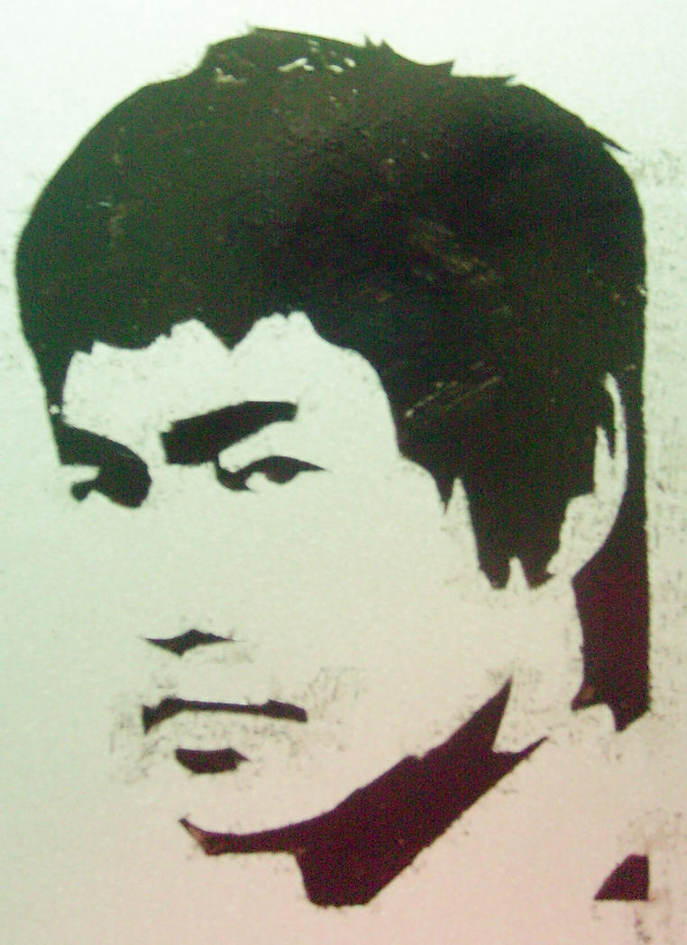 Bruce Lee stencil by shortyblue on DeviantArt