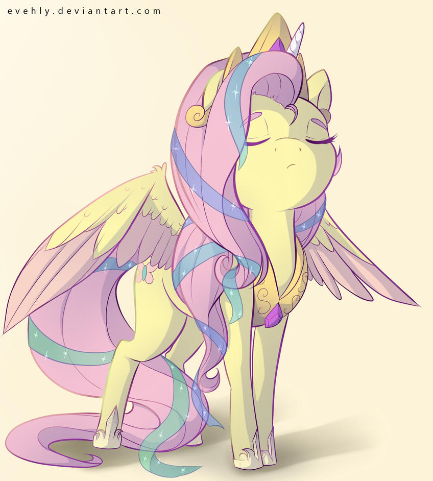 totally_not_fluttershy_by_evehly-d8gdc2w