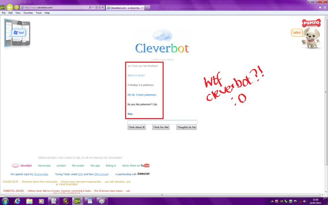cleverbot DriverLayer Search Engine