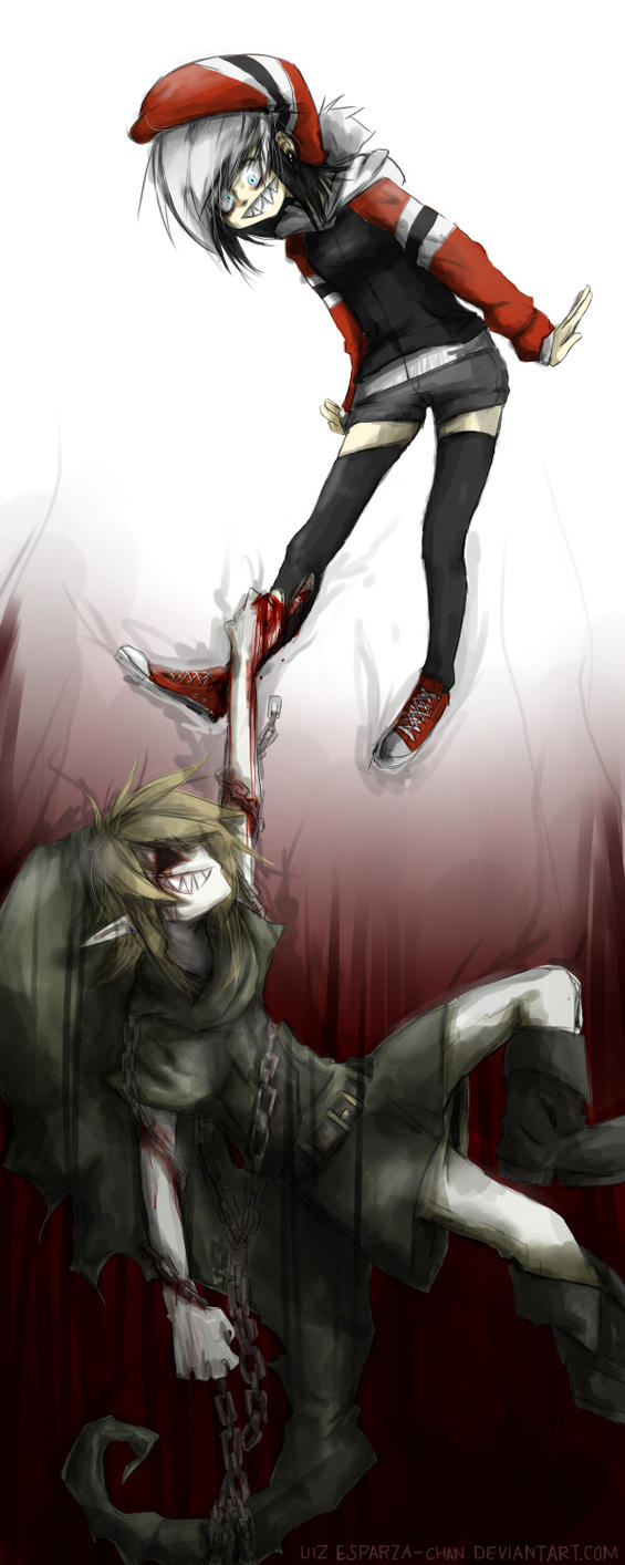 Ben Drowned x Lenny - Let us the eternal insanity. by LiizEsparza-Chan
