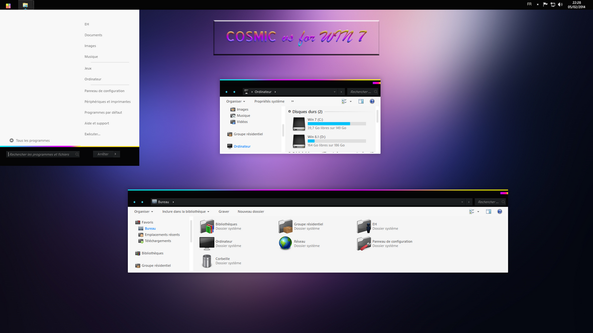 Ditch theme for Win7