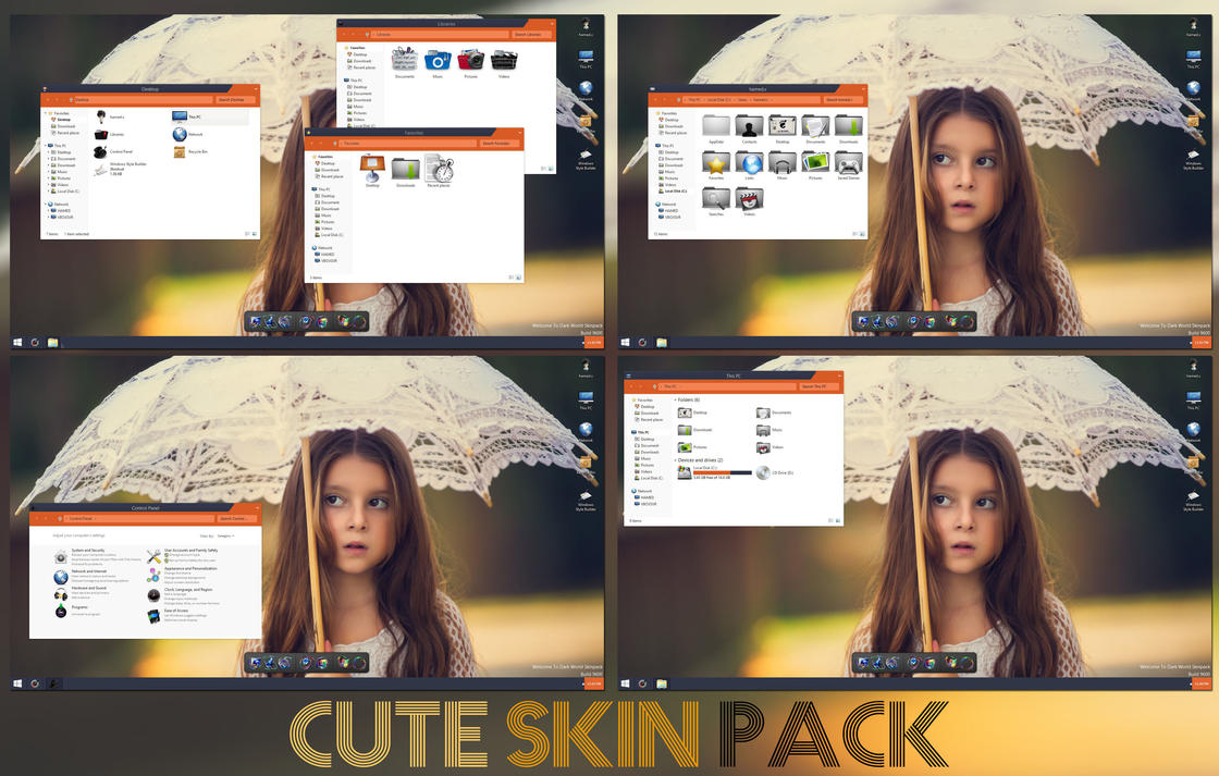 Cute SkinPack for Win8/8.1/7