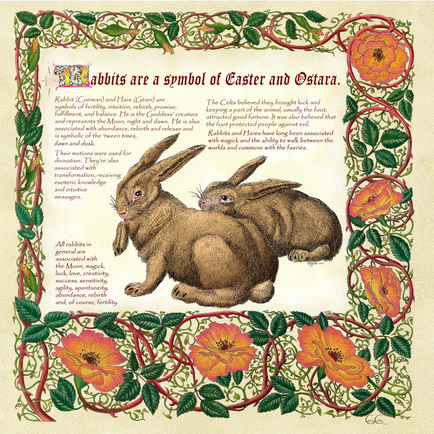 Rabbits for Easter & Ostara