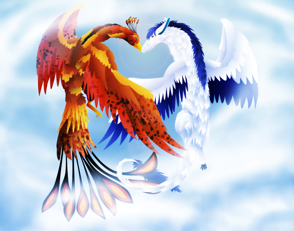Phoenix and Dragon by