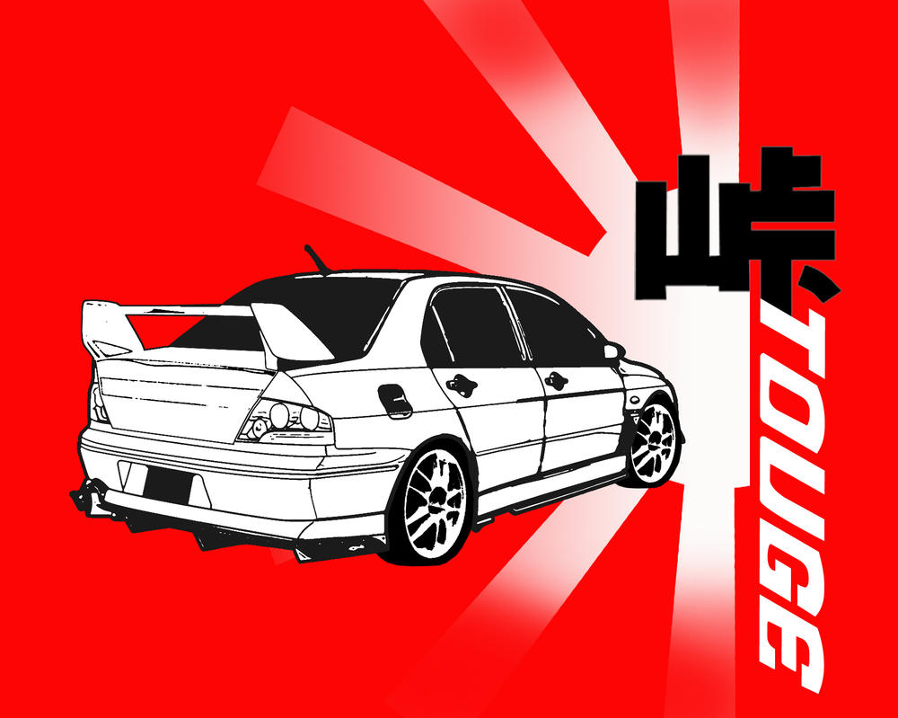 Evo 9 touge by