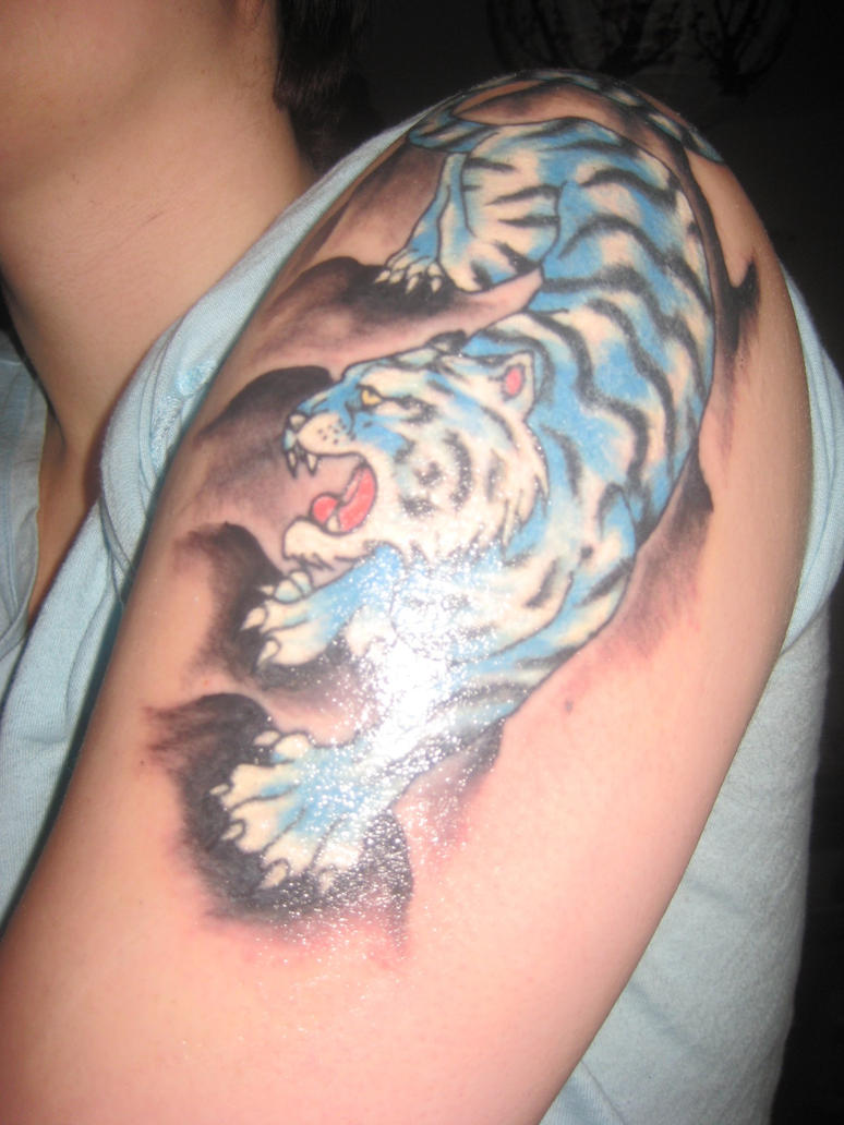 New tiger tattoo by RitoSuzuki on deviantART