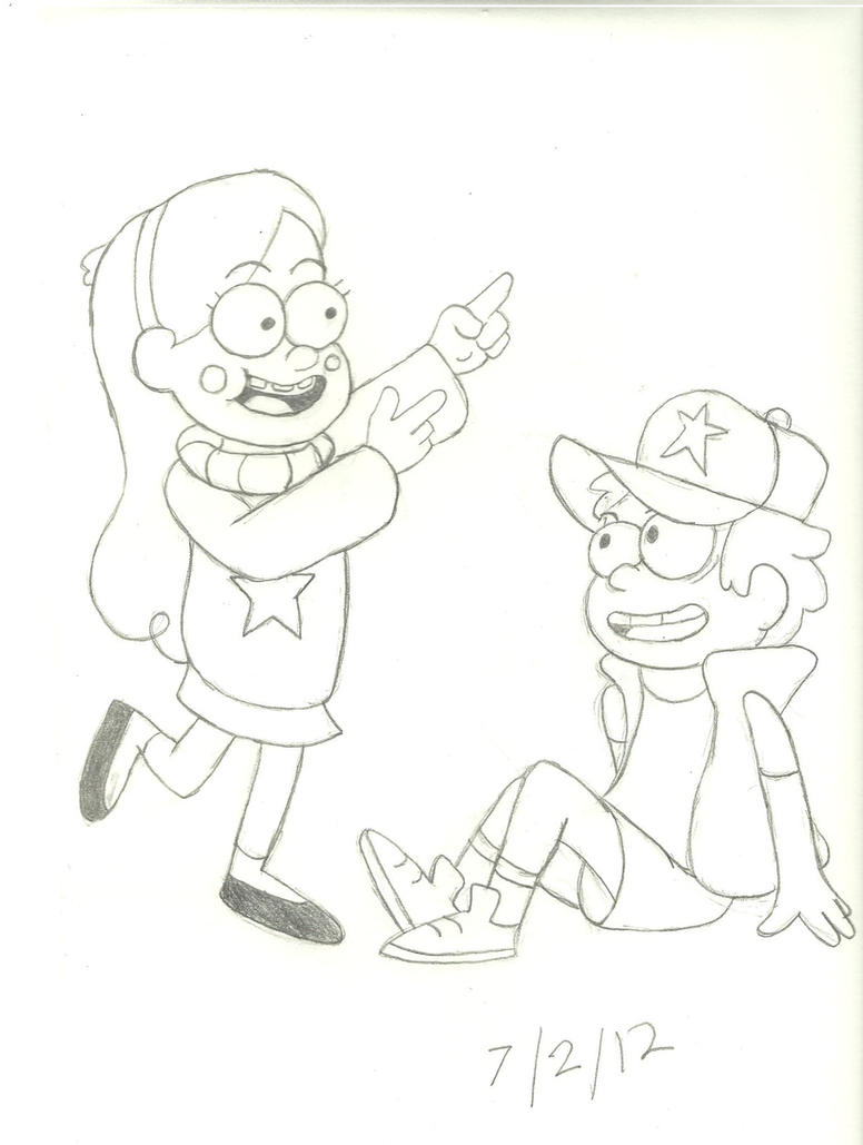 mabel and dipper coloring pages - photo #49