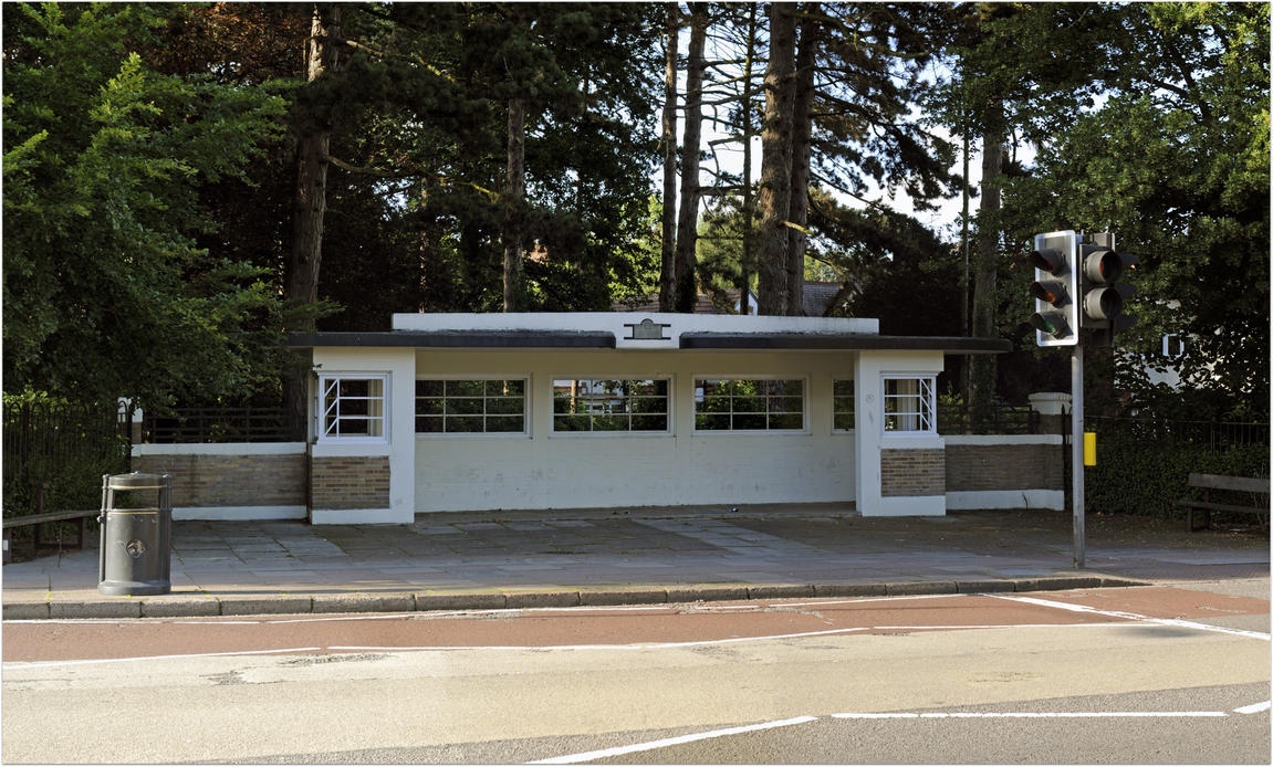 LEICESTER,The Art Deco Tram and Bus Shelters by Chrobal