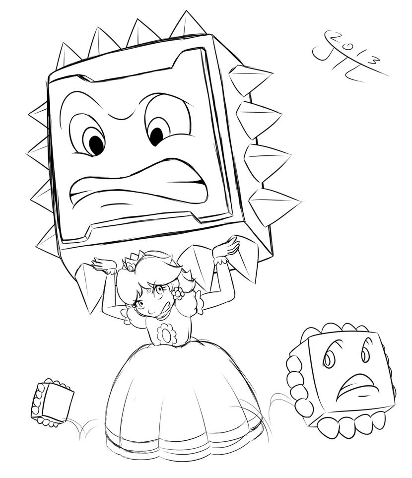 daisy from mario coloring pages - photo #7