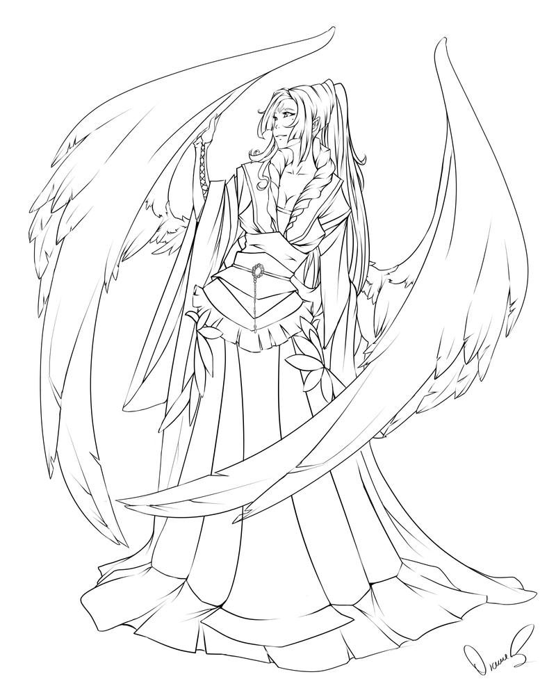 dark angel coloring pages - photo #16