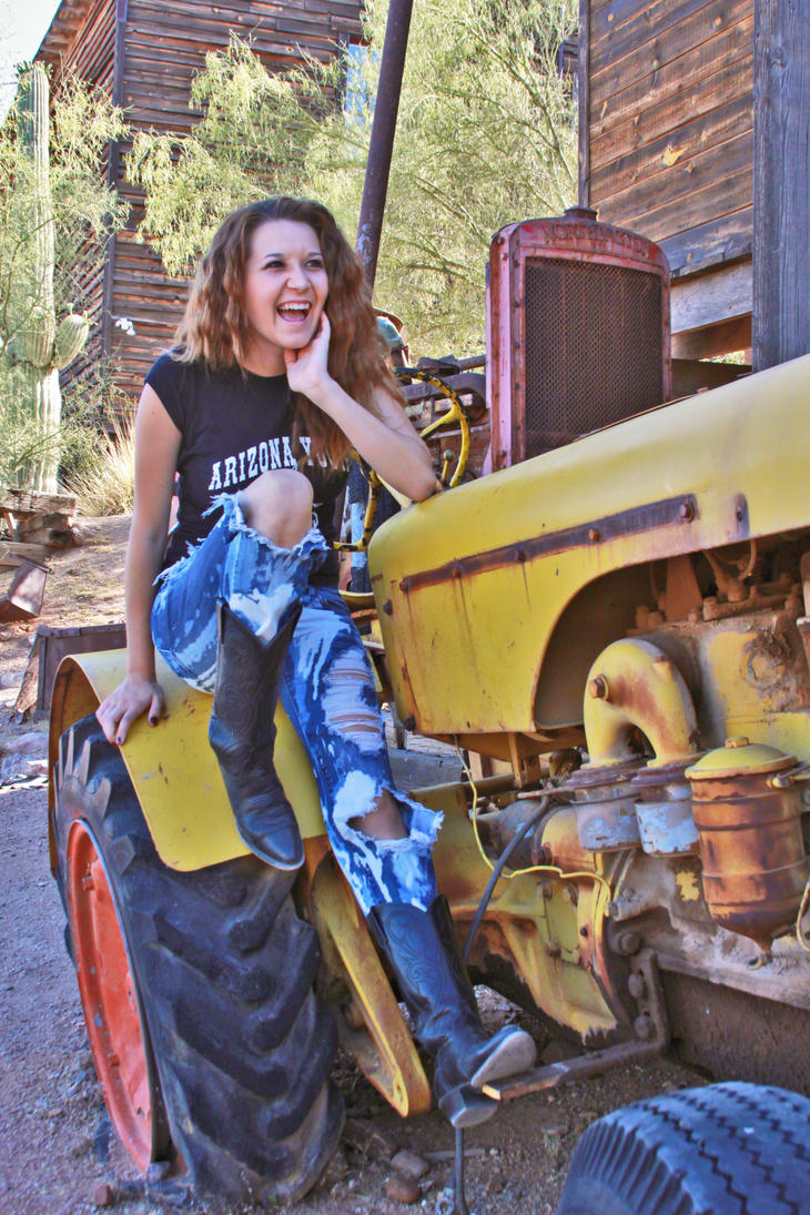 Singing Tractor Girl - YouTube