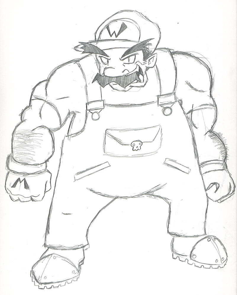 wario and waluigi coloring pages - photo #36
