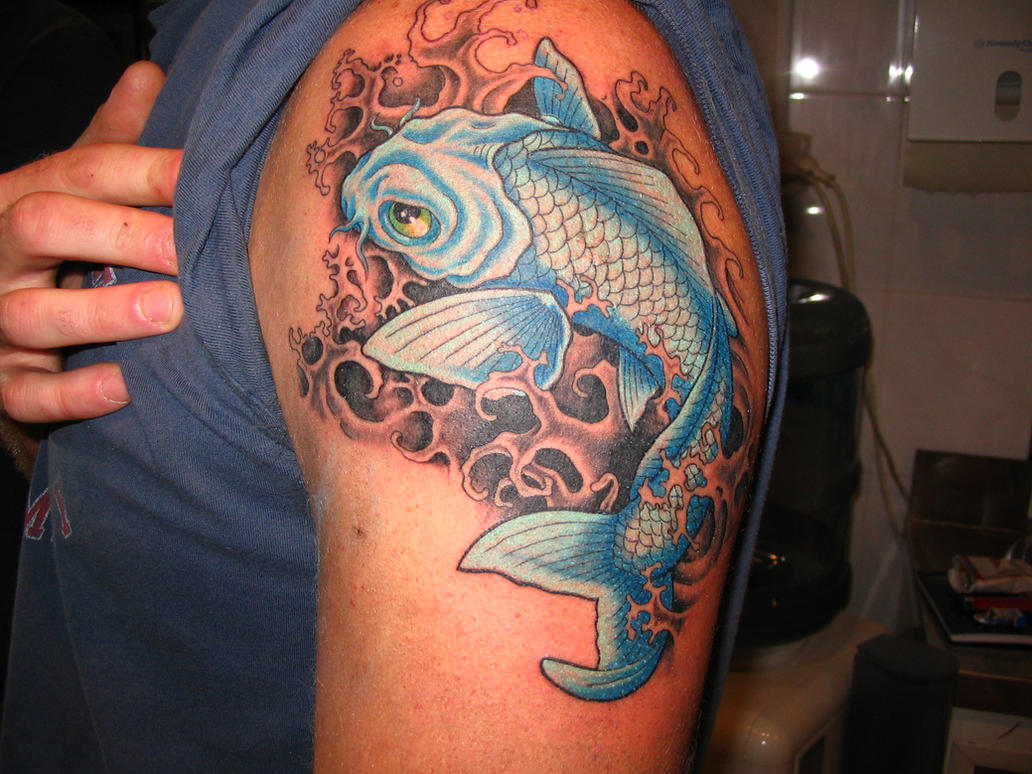 koi carp tattoo designs sleeve:Abi's blog:So-net???