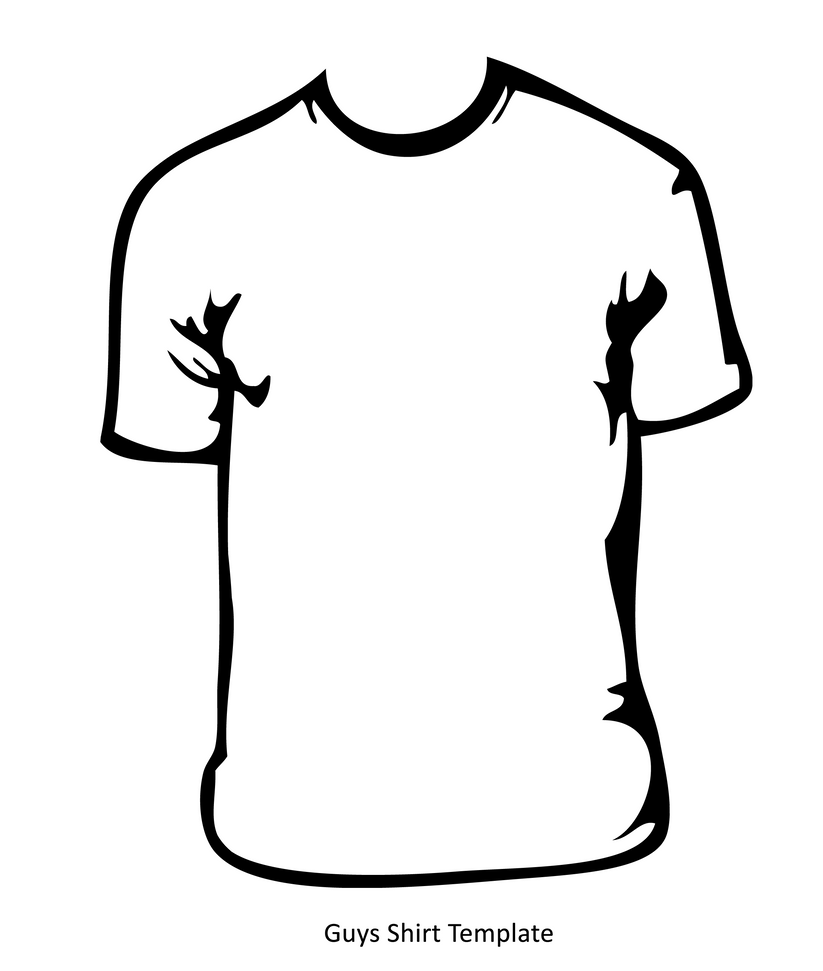 Guys Shirt Template by KatGirlStudio on DeviantArt