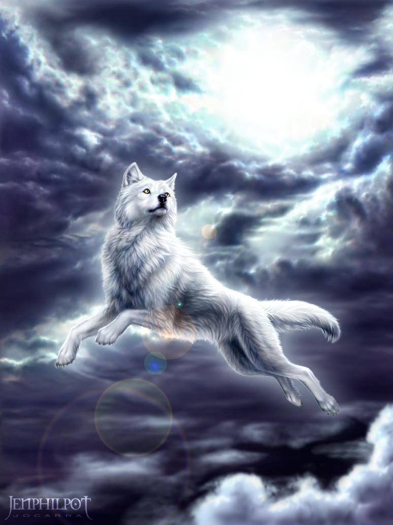 Commission: Spirit Wolf by jocarra on DeviantArt