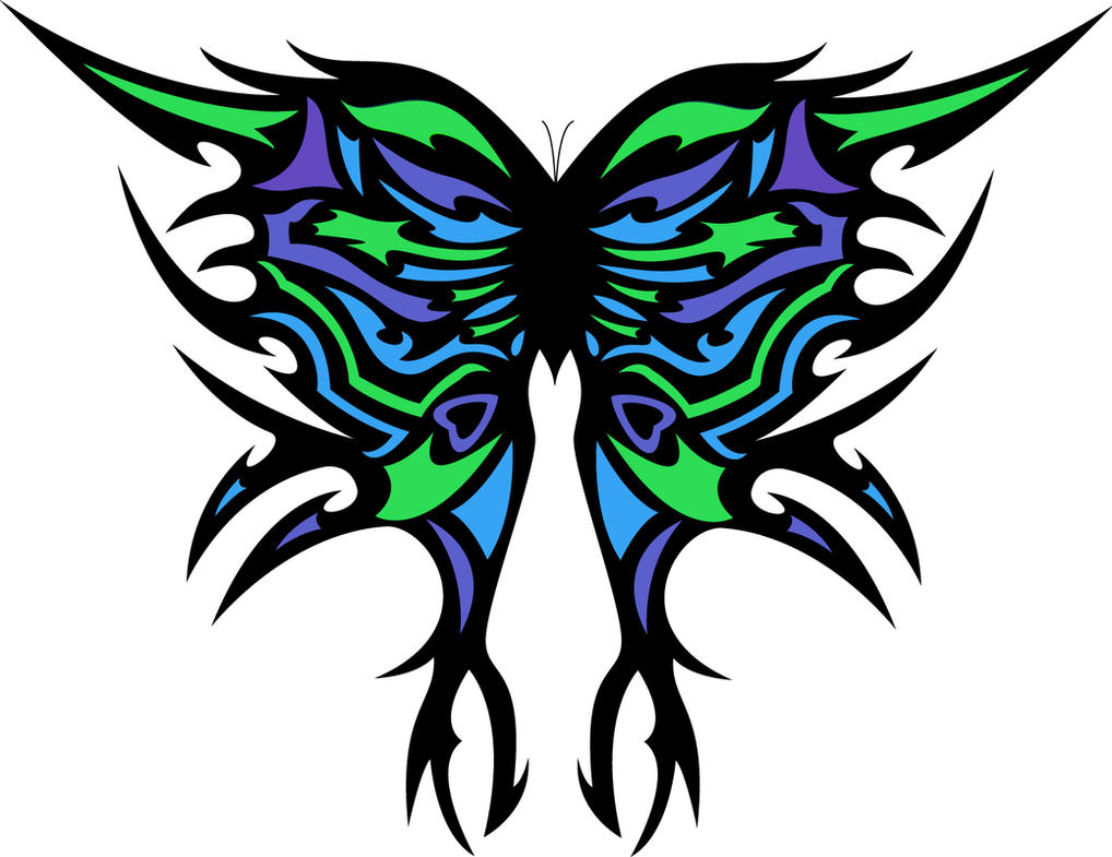Tribal Butterfly Edit by Gingerifical on DeviantArt
