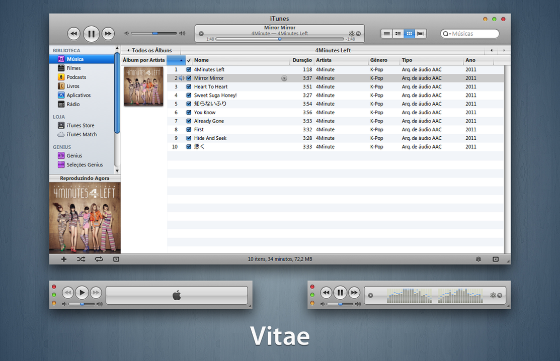 Vitae iTunes 10 for Windows by 1davi on deviantART